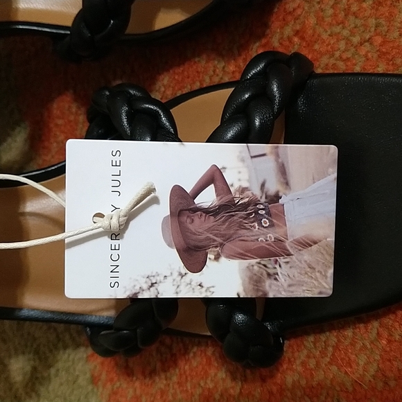 Sincerely Jules Braided Heeled Sandals - Picture 9 of 9
